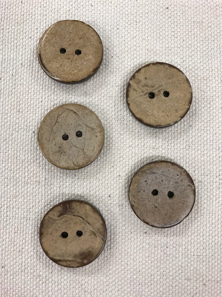 Big Bad Wool Buttons Coconut 3/4" Big Bad Wool Buttons