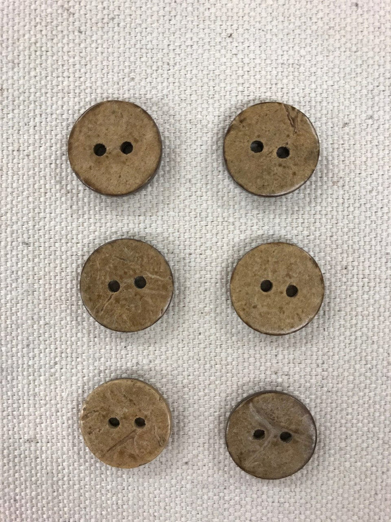 Big Bad Wool Buttons Coconut 5/8" Big Bad Wool Buttons