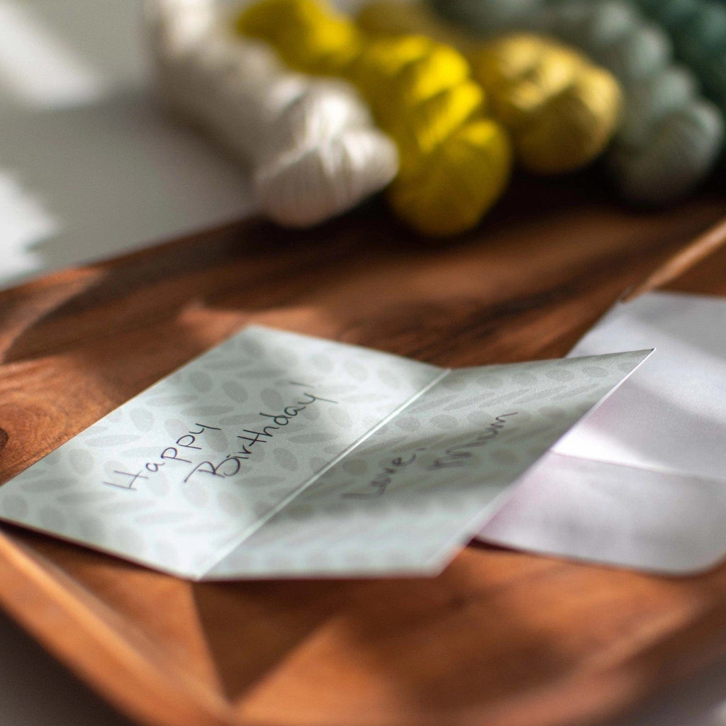 Binkwaffle Notions Care Card Set – “Congrats! You Made My Handmade Gift List.”