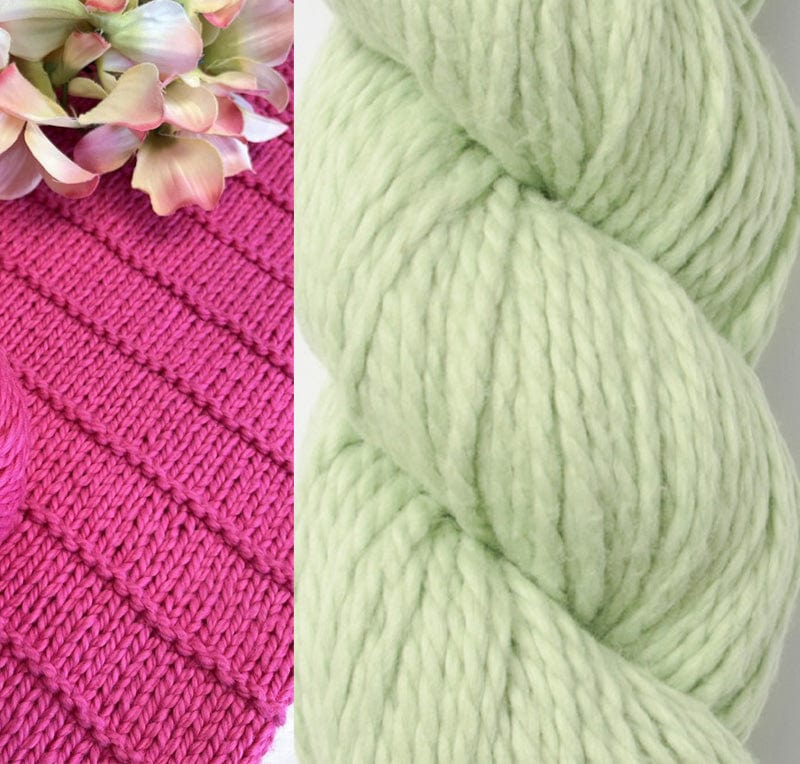 Blue Sky Fibers Kit 602 Honeydew On the Porch Small Blanket 30" x 35"