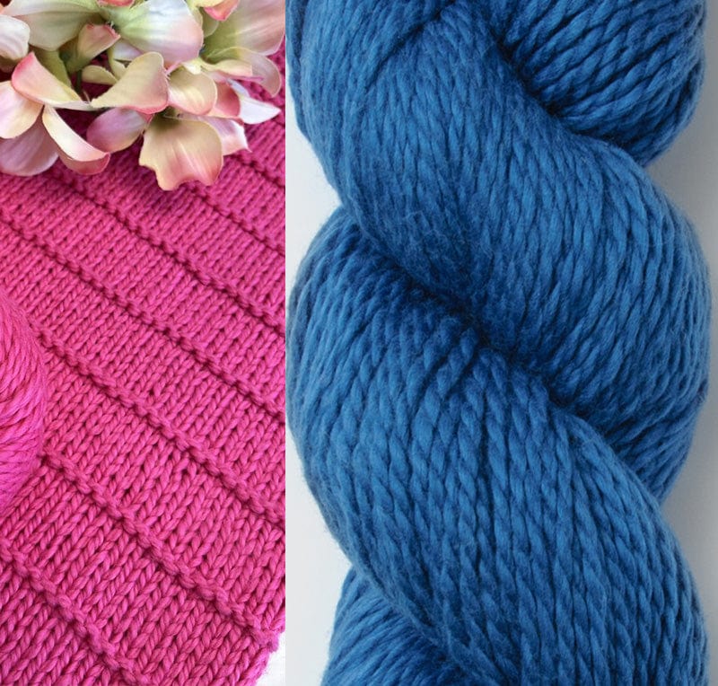 Blue Sky Fibers Kit 632 Mediterranean On the Porch Small Blanket 30" x 35"