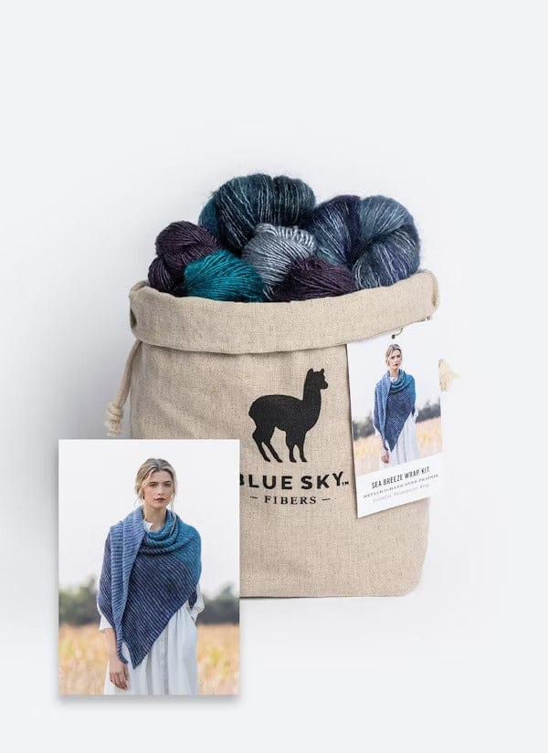 Blue Sky Fibers Kit Seabreeze Wrap Kit