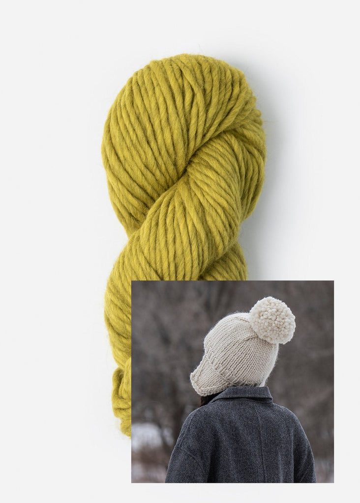 Blue Sky Fibers Golden Meadow The Winnipeg Hat Kit