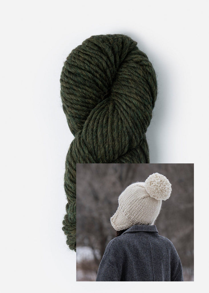 Blue Sky Fibers Wild Thyme The Winnipeg Hat Kit