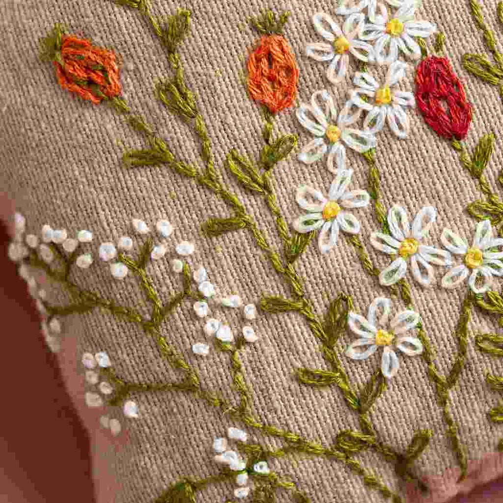 Corinne Lapierre Kit Bee Linen Lavender Bags