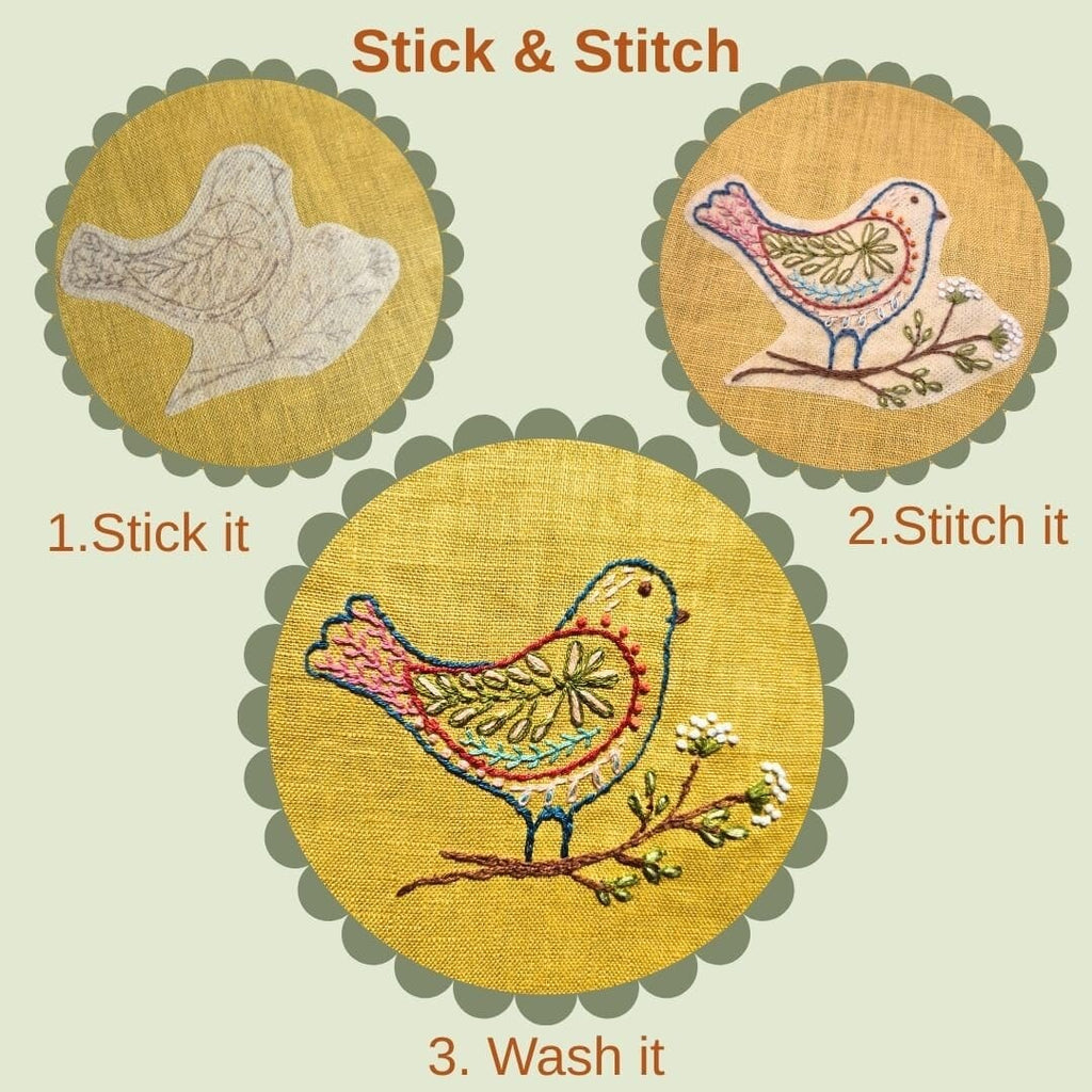 Corinne Lapierre Kit Stick & Stitch Embroidery