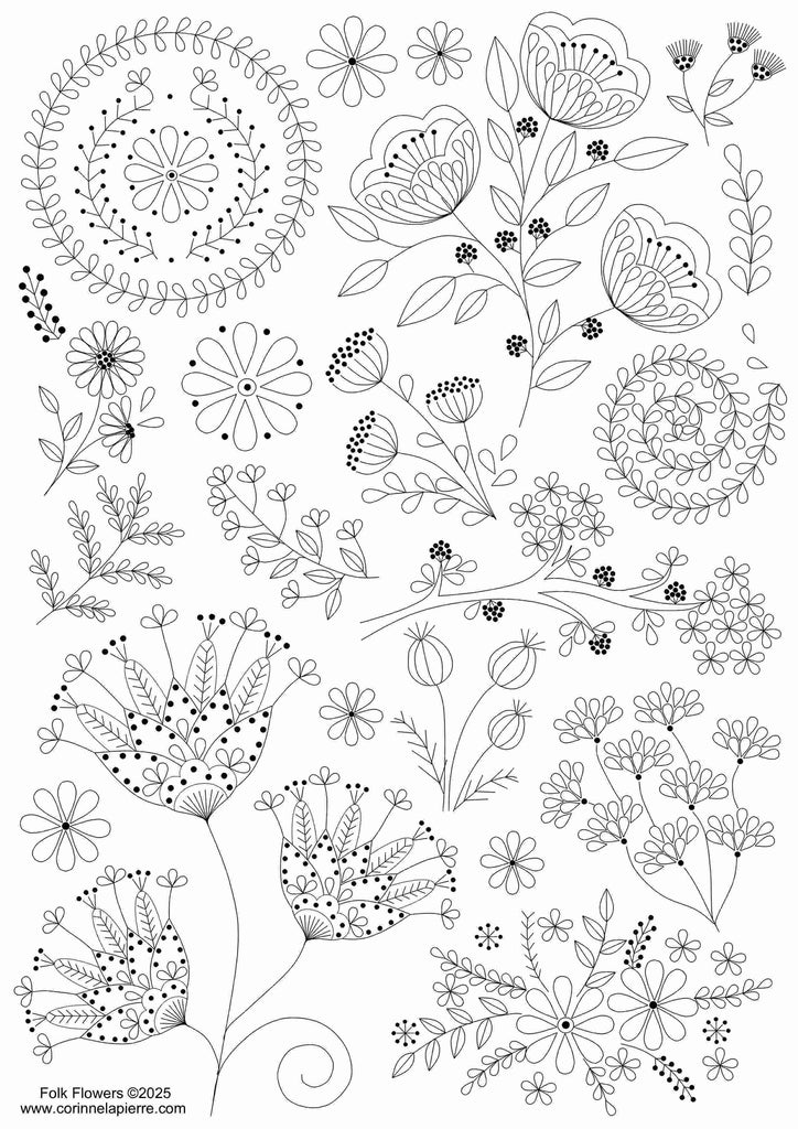 Corinne Lapierre Kit Stick & Stitch Embroidery