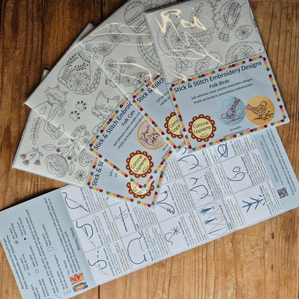Corinne Lapierre Kit Stick & Stitch Embroidery