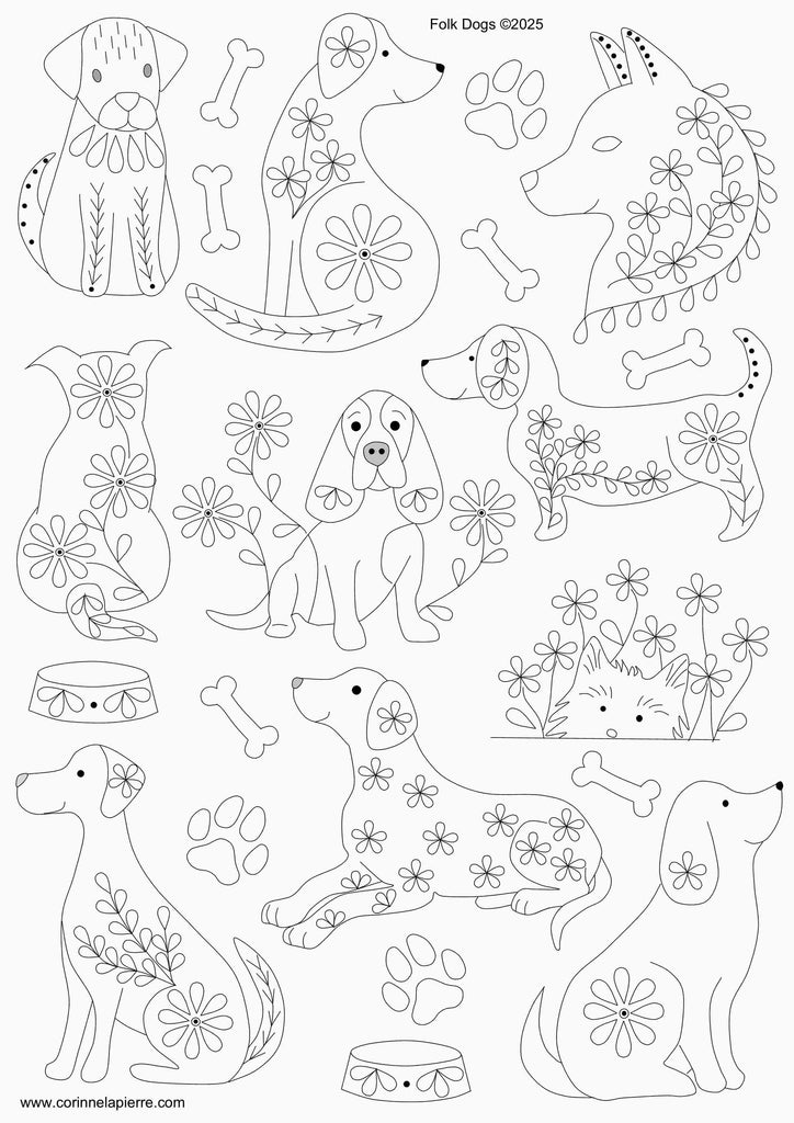 Corinne Lapierre Kit Stick & Stitch Embroidery
