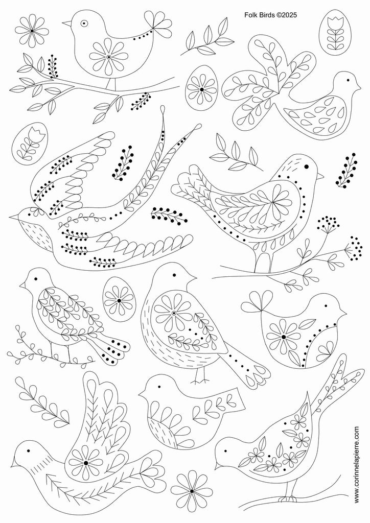 Corinne Lapierre Kit Stick & Stitch Embroidery