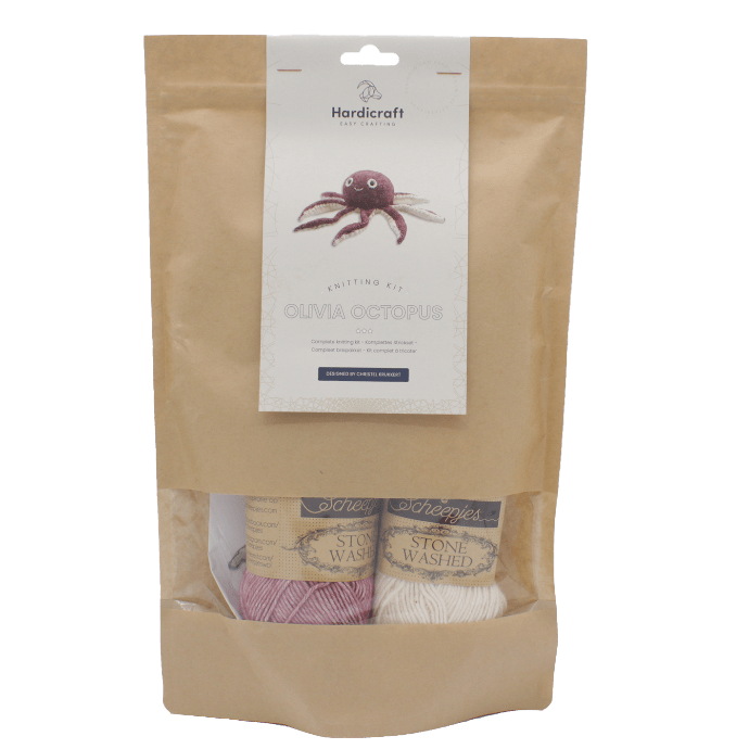 Hardicraft Kit Olivia Octopus Knitting Kit