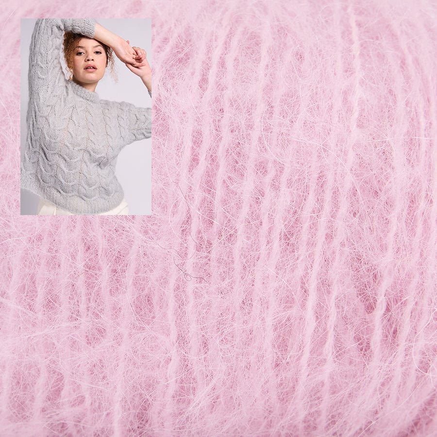 MODE at Rowan Kit 207 Blossom / To fit Bust 28-30" Genoa Sweater Yarn Kit