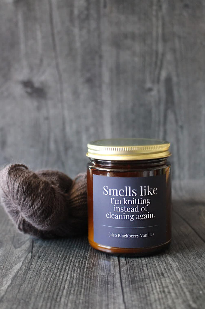 NNK Press Blackberry Vanilla / 4oz Candles for Knitters