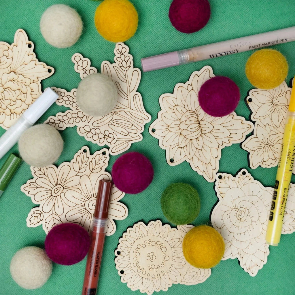 Woodsy Craft Co. Kit Flower DIY Garland Kit