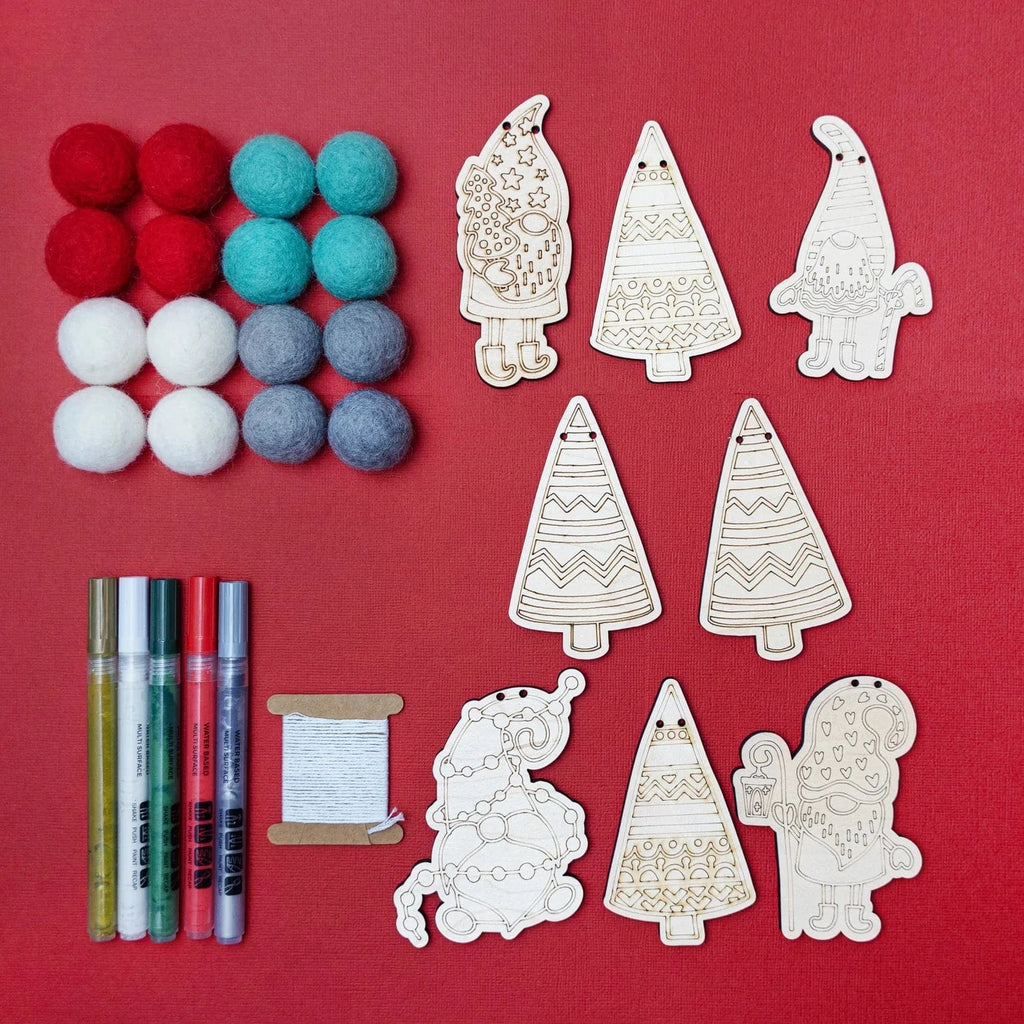 Woodsy Craft Co. Kit Gnome DIY Garland Kit