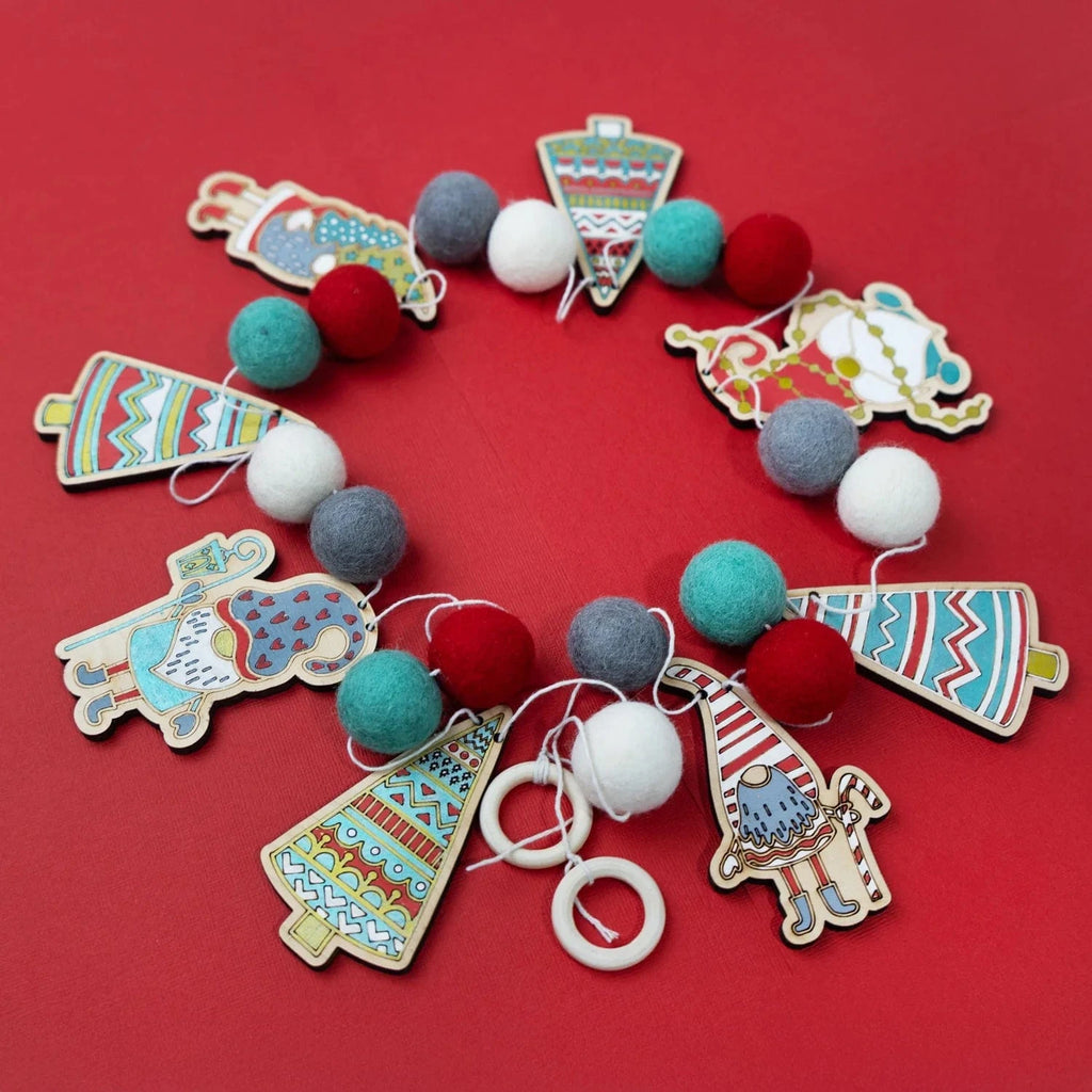 Woodsy Craft Co. Kit Gnome DIY Garland Kit