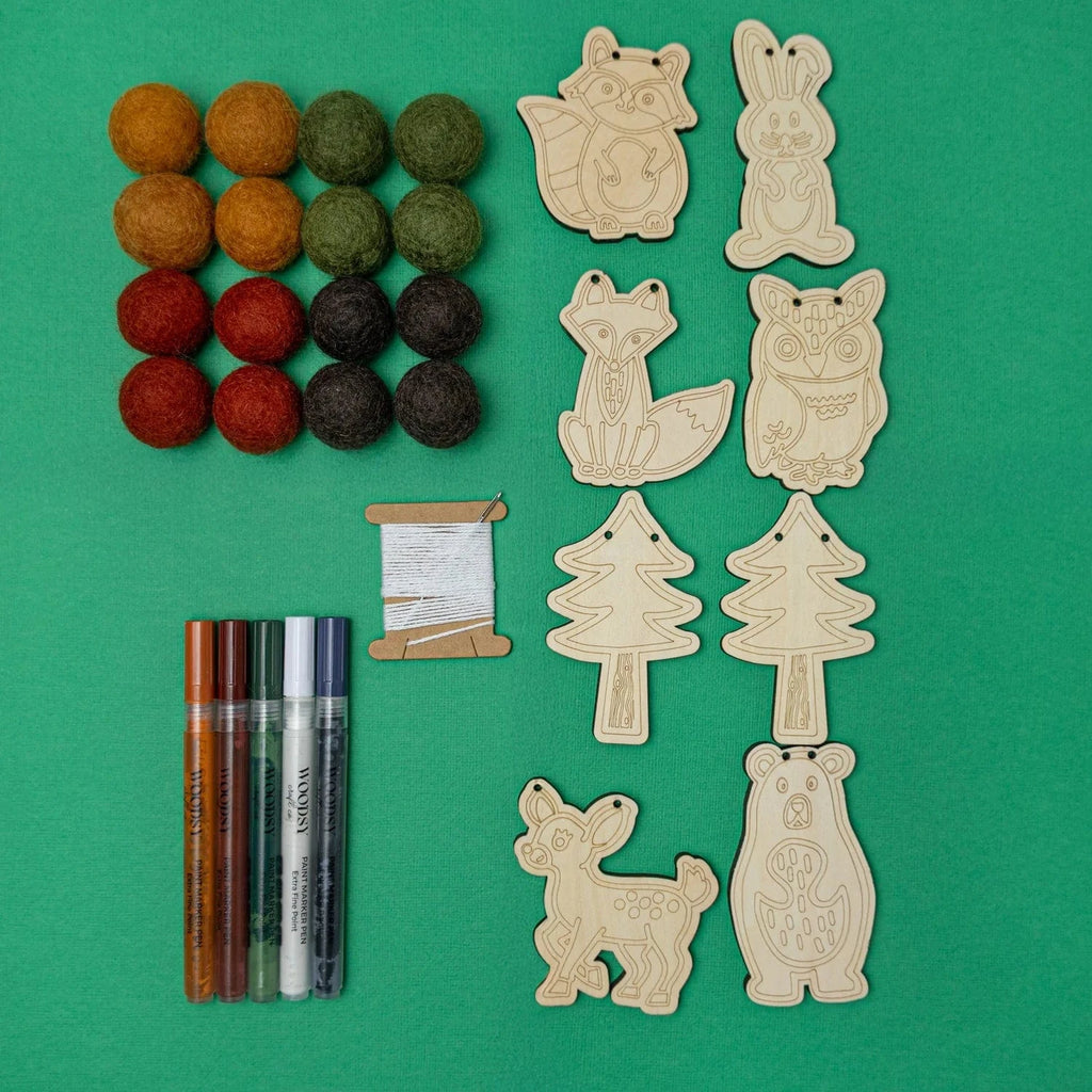 Woodsy Craft Co. Kit Woodland DIY Garland Kit