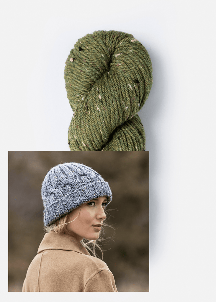 Blue Sky Fibers Fern Frond Portland Cap Kit