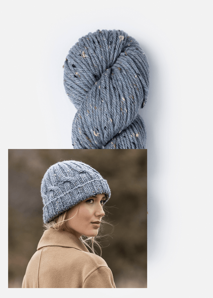 Blue Sky Fibers Prairie Sky Portland Cap Kit