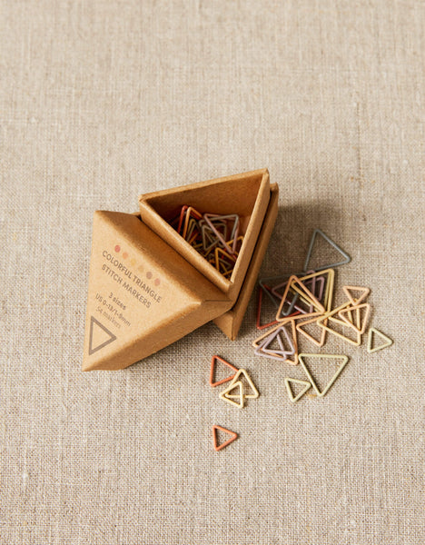 Coco Knits Coco Knits Coco Knits Triangular Stitch Markers - Earth Tones