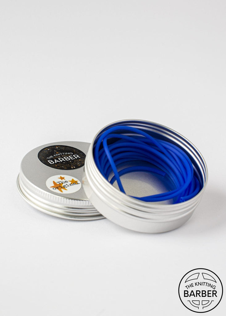 Ewe-nique Knits Blue The Knitting Barber Cords