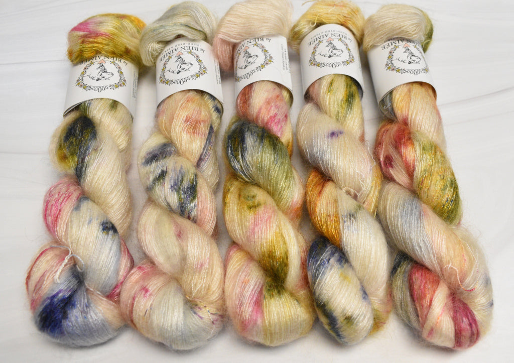 La Bien Aimee Primary Rainbow Mohair Silk