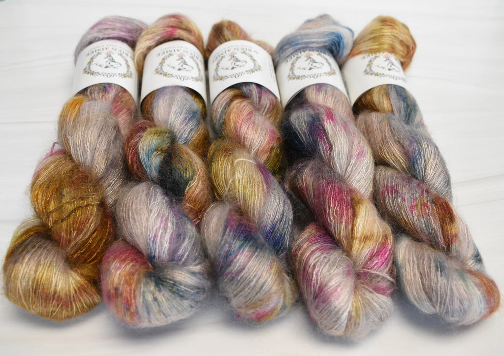 La Bien Aimee Rose Quartz Mohair Silk