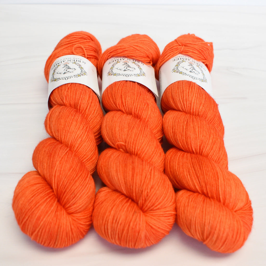 La Bien Aimee RGO ~ Really Good Orange Super Sock