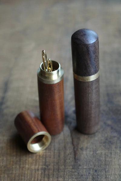 NNK Press Wooden Needle Case