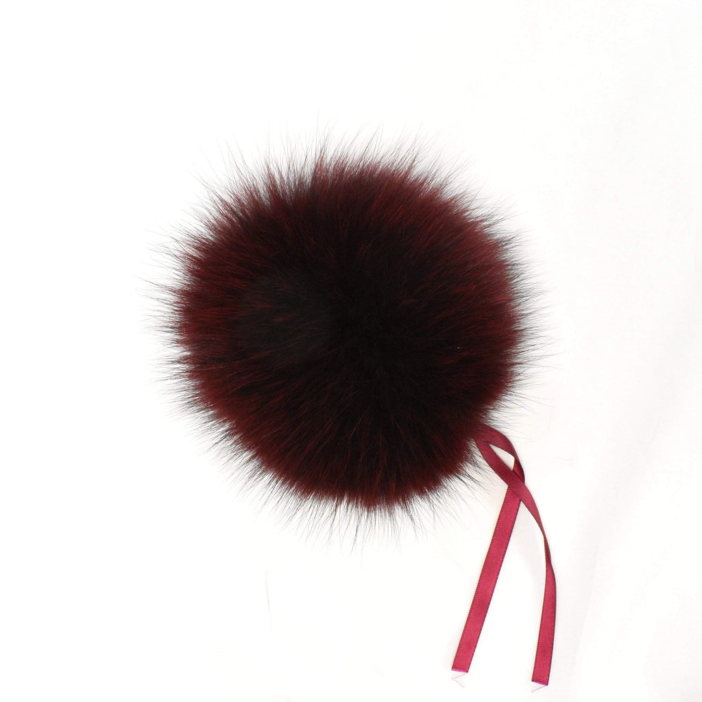 Schildkraut Fur Co. Tools & Gifts Dyed Bugendy Fox Fur Pompoms by Schildkraut