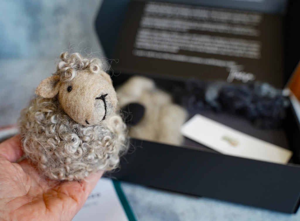 Bear Creek Needlefelting Black Sheep Needle Felting Kit