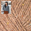 Berroco Kit 111104 Peanut / Size 1: Finished Bust 38.5" Arbus Cabled Pullover Sweater Kit (finished bust sizing 38.5"-57.5)