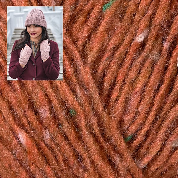 Berroco Kit 111162 Spice Hudson Hat & Mitt Ensemble Kit