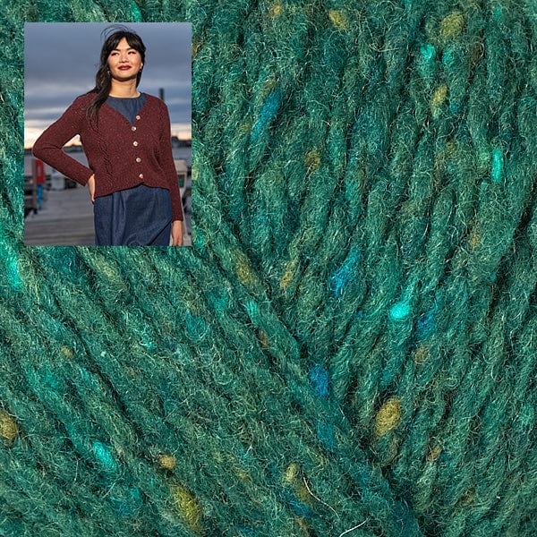 Berroco Kit 111117 Pine / Size 1: Finished Bust 34.5" Shaw Lace Cardigan Bundle (Finished Bust 34.5" - 50.5")