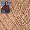 Berroco Kit 111104 Peanut / Size 6: Finished Bust 54.5" Shawl Lace Cardigan Kit (Finished Bust 54.5" - 66.5")