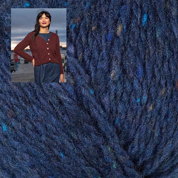 Berroco Kit 111116 Admiral / Size 6: Finished Bust 54.5" Shawl Lace Cardigan Kit (Finished Bust 54.5" - 66.5")