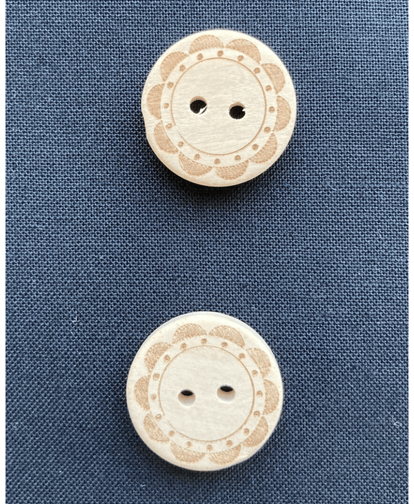 Big Bad Wool Buttons Doily 3/4" Big Bad Wool Buttons