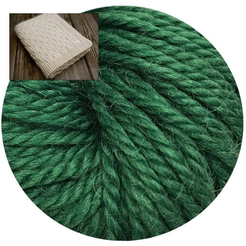 Big Bad Wool Kit Dill Basketweave Blanket Kit