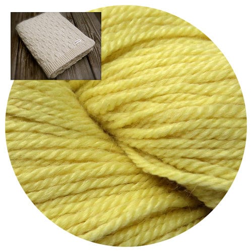 Big Bad Wool Kit Fried Egg Basketweave Blanket Kit