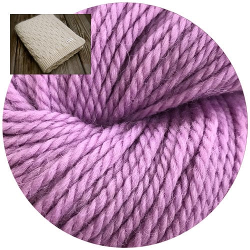 Big Bad Wool Kit Violet Basketweave Blanket Kit