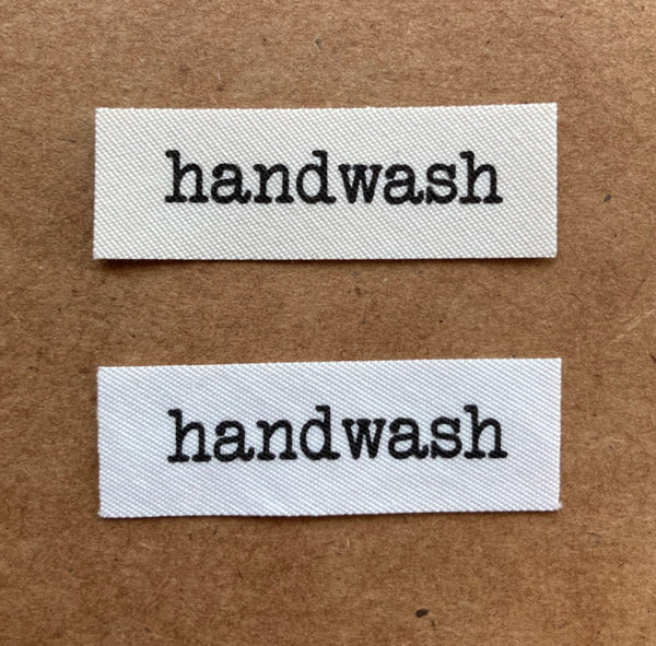 Big Bad Wool Notions Handwash sewn-in-label