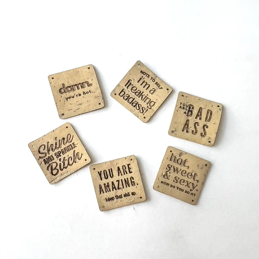 Binkwaffle Notions Cork Sew-In Labels – Sweary BFF