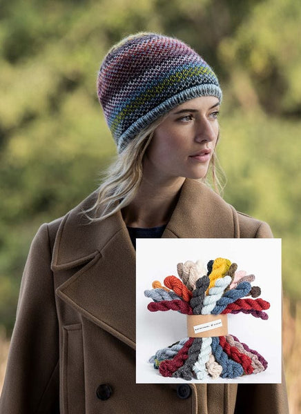 Blue Sky Fibers Kit 27 Color Fair Isle Hat Yarn Kit