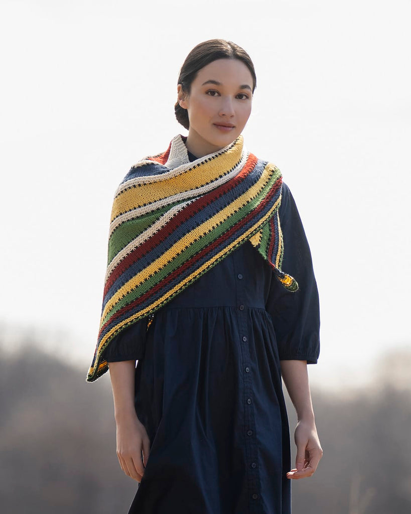 Blue Sky Fibers Kit Camp Ivanhoe Shawl Kit