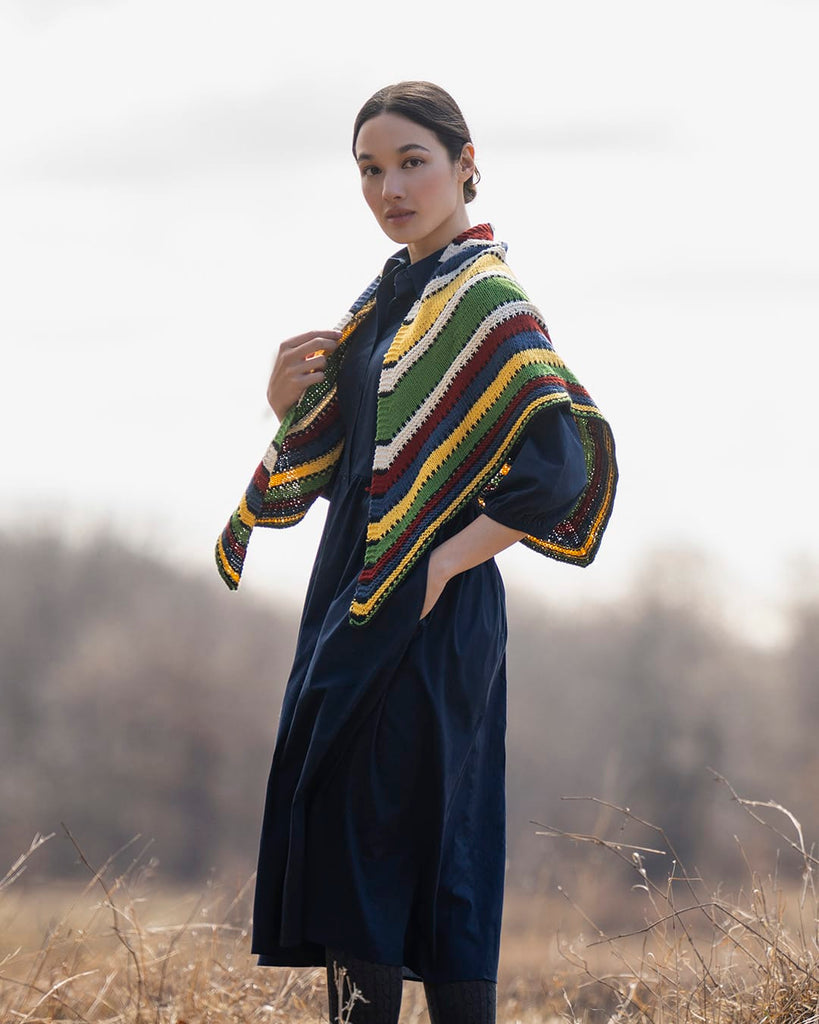 Blue Sky Fibers Kit Camp Ivanhoe Shawl Kit