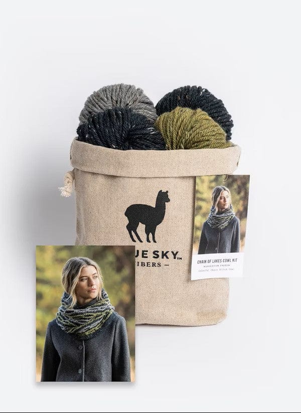 Blue Sky Fibers Kit Chain of Lakes Cowl Kit