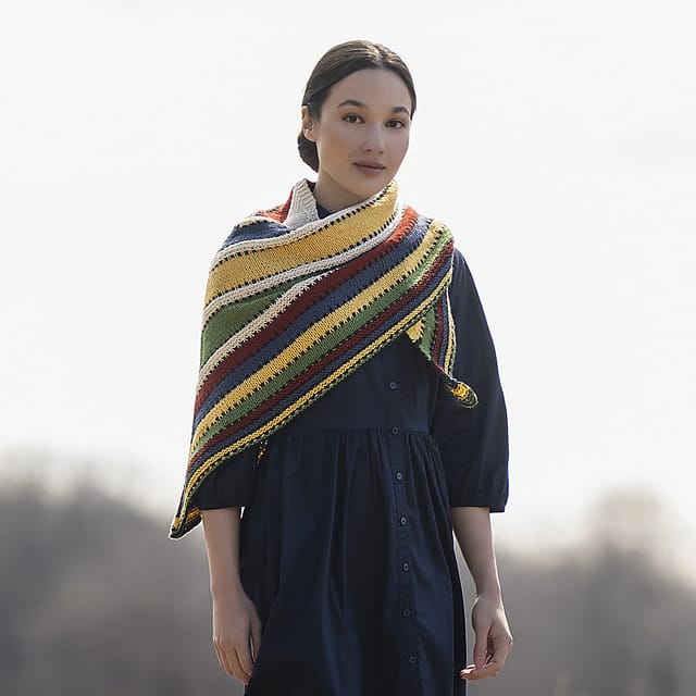 Blue Sky Fibers Kit Ivanhoe Shawl Yarn Kit