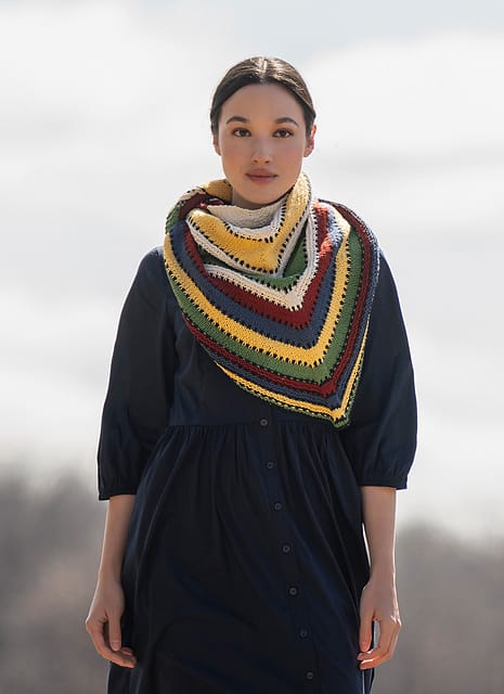Blue Sky Fibers Kit Ivanhoe Shawl Yarn Kit