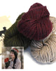 Blue Sky Fibers Kit The Grand Portage hat & Mitten Kit - Deep Velvet Colorway