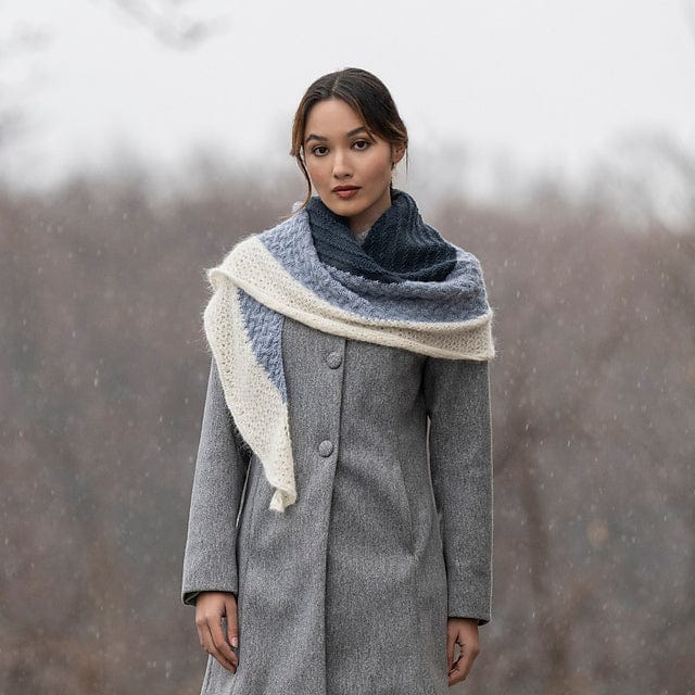 Blue Sky Fibers Patterns Ocean Ombre Shawl Pattern